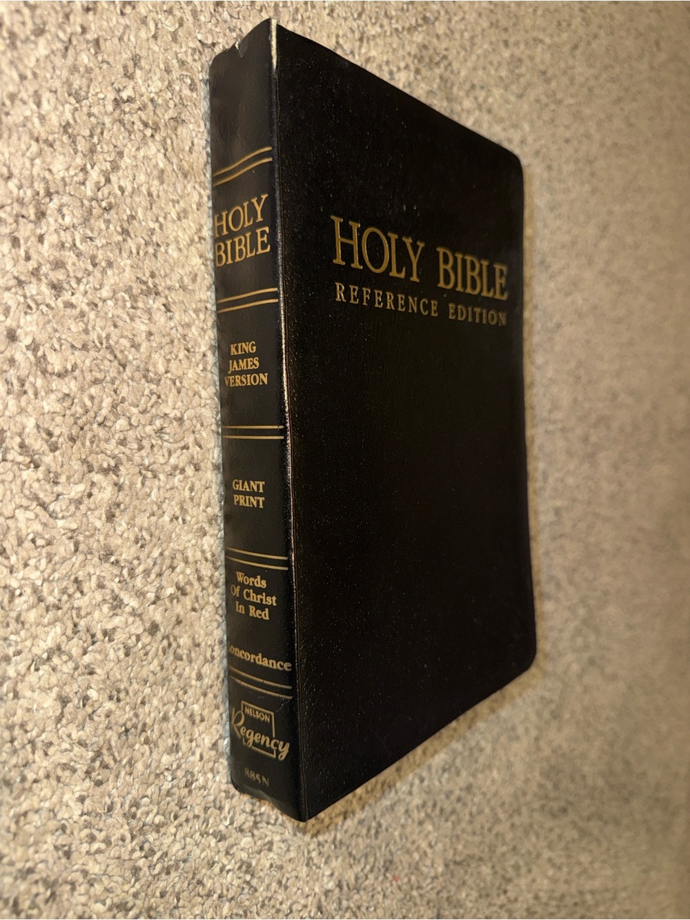 Thomson Chain Reference Bible KJV Giant Print Black bonded leather
